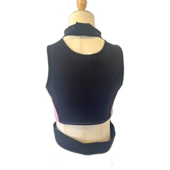 Nike x Ambush NRG Crop Top Pink Black Medium Cut Out Choker - Picture 3 of 11